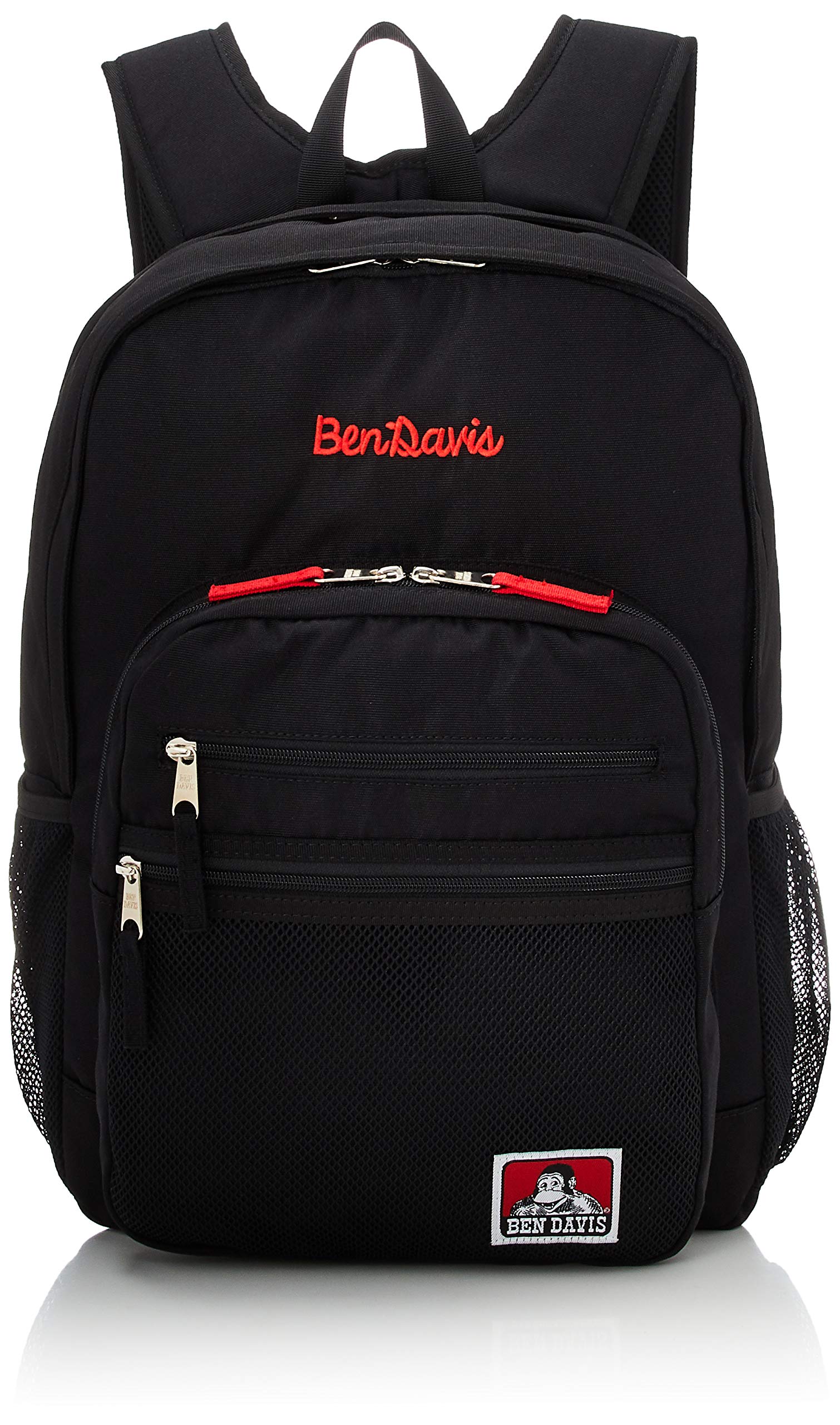 ベンデイビス リュック XLサイズ メッシュポケット リュックサック 通勤通学にです BDW-9200 ブラックレッド