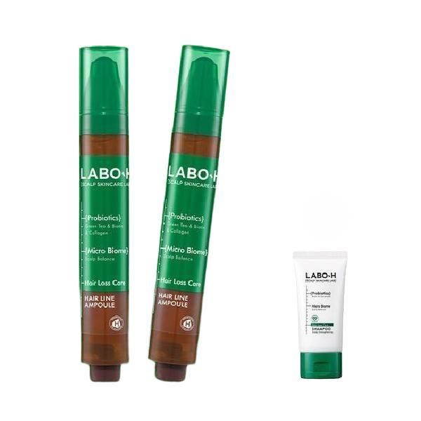 ヘアラインアンプル 15ml*2+シャンプー50ml