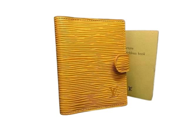 ルイヴィトン 手帳カバー アジェンダミニ エピ R20079 タッシリイエロー【本物保証】