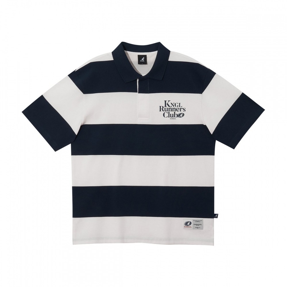 ストライプ ポロシャツ ネイビー 1725 (KRECPS17250)