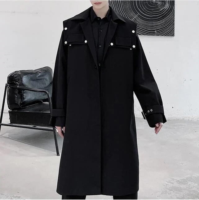 メンズ アウター 防風 ロング丈 コート ジャケット韓国 ファッションDY06 6,061円