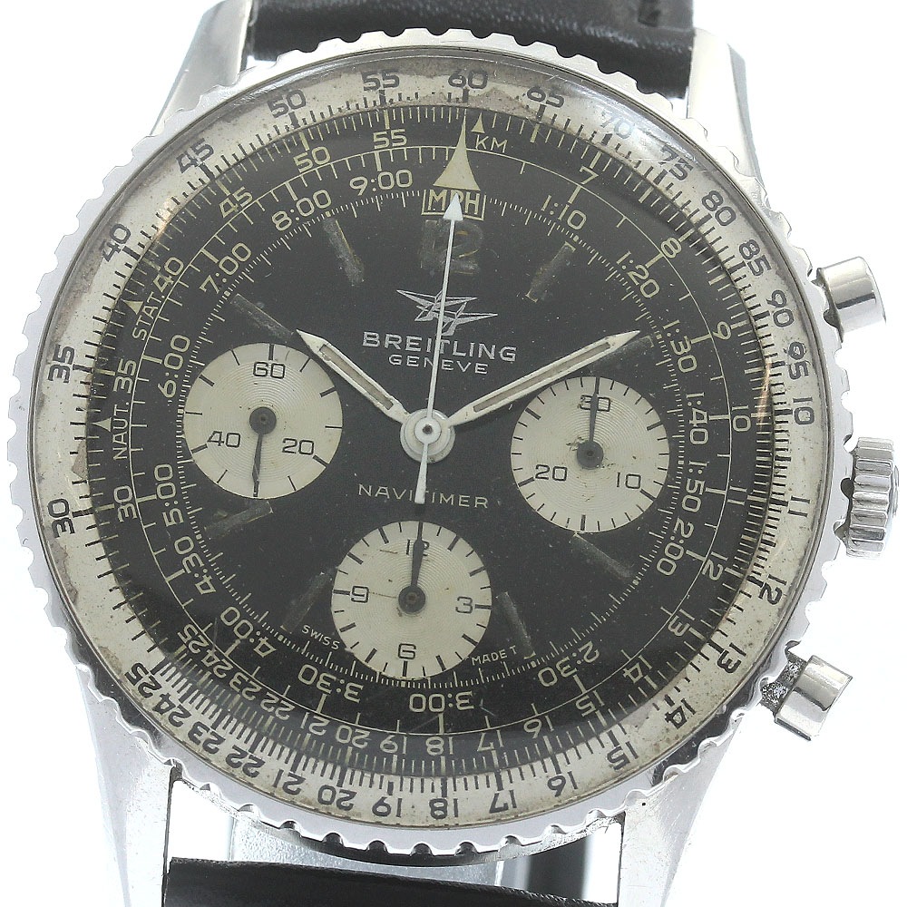 ブライトリング BREITLING 806 ナビタイマー cal.ヴィーナス178 ヴィンテージ 手巻き メンズ _874416【中古】