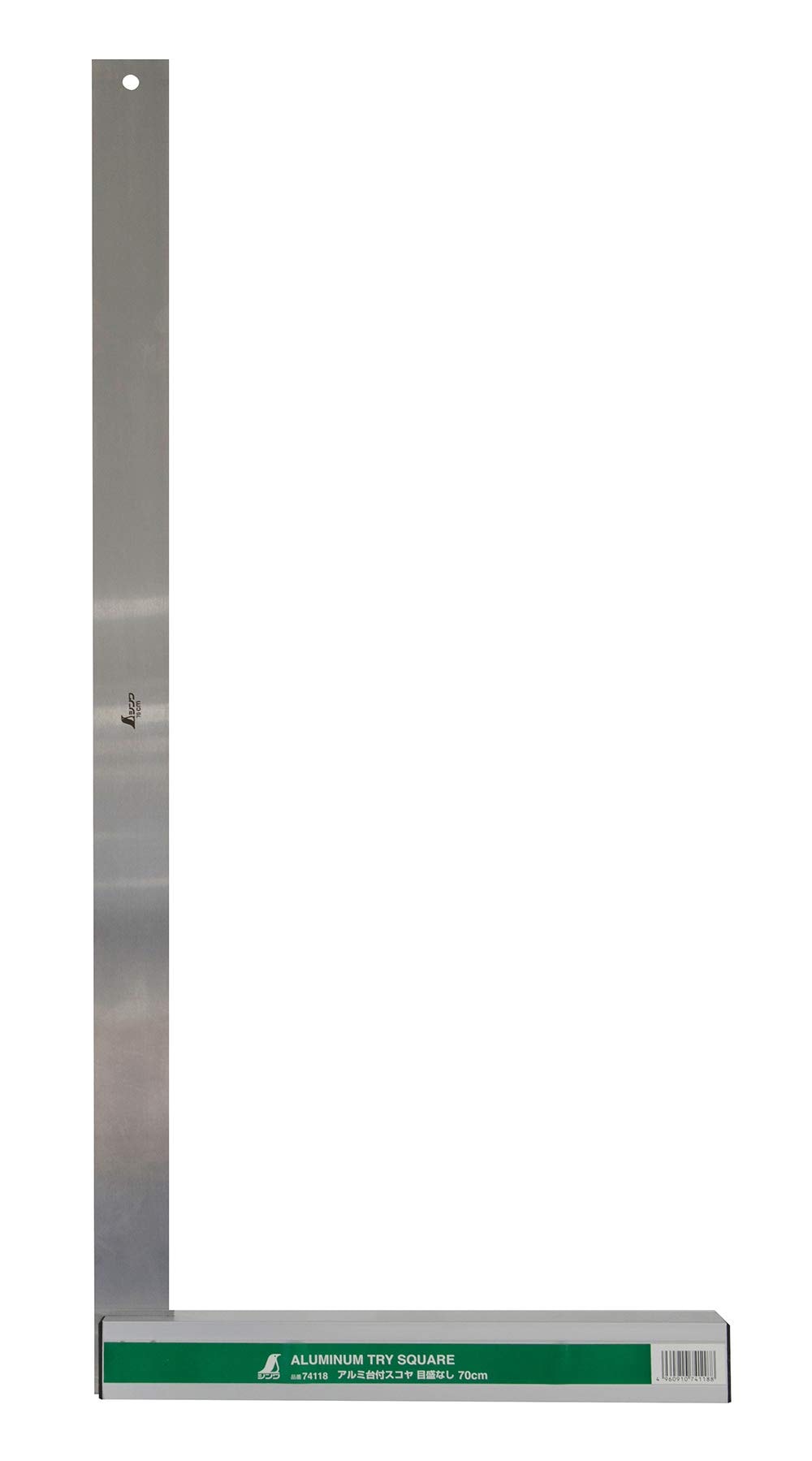 シンワ測定(Shinwa Sokutei) アルミ台付スコヤ 700mm 74118