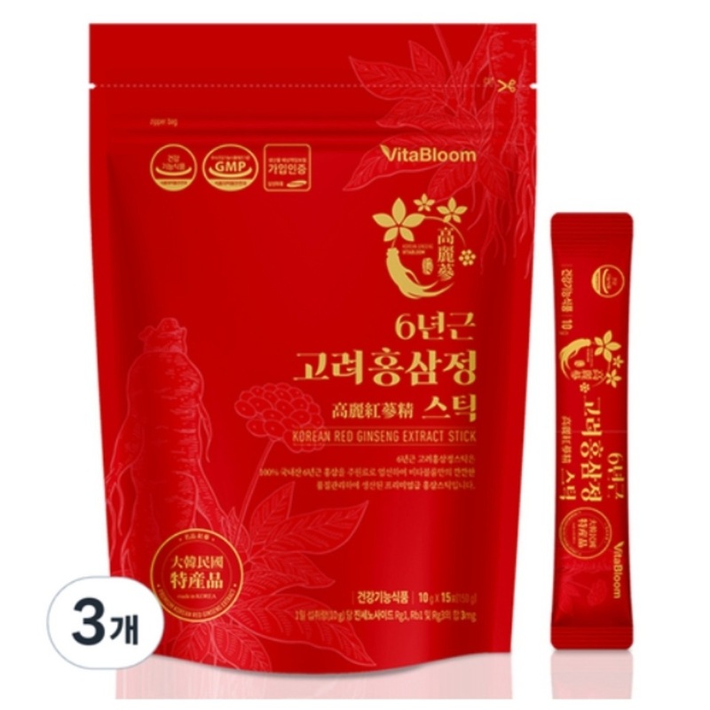 ビタブルルーム6年根高麗紅参精スティック_10gx45p