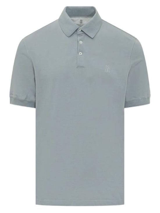 BRUNELLO CUCINELLI Men Polo Shirts ME8548788 COG70 CARTA ZUCCHERO