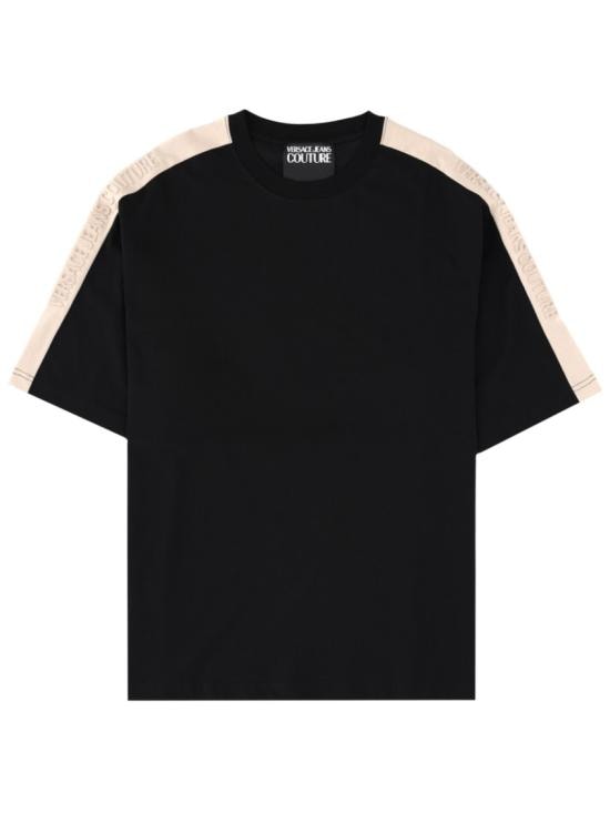 VERSACE Men T-Shirts 80GAHE08 CJ00E899 Black