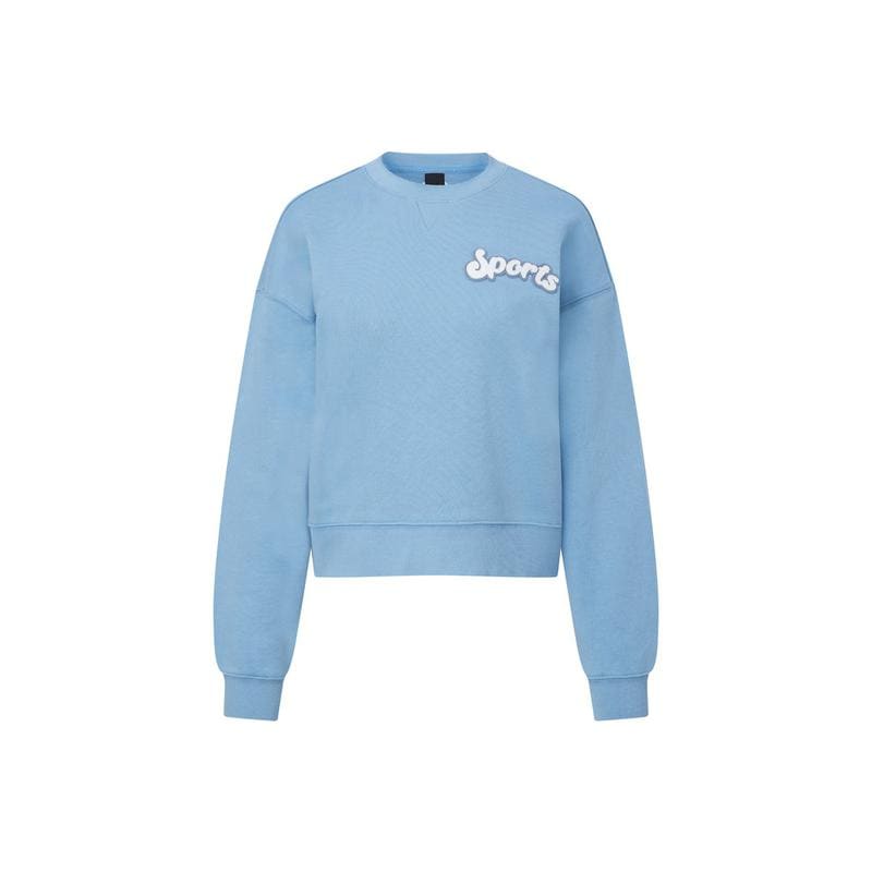 女性スウェットクロップマンドゥマン長袖Tシャツ32YC485117