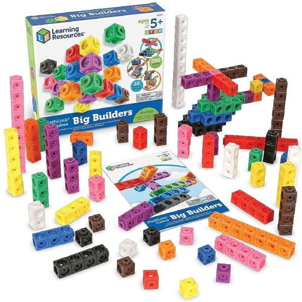 LER 9291 MathLink Cubes Big Builders