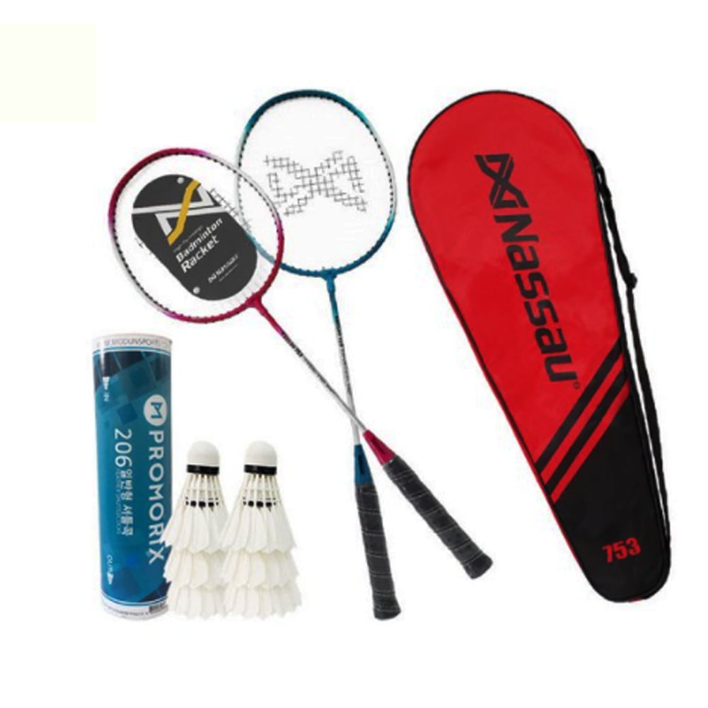 Nassau 2 Player Badminton Racquets Set