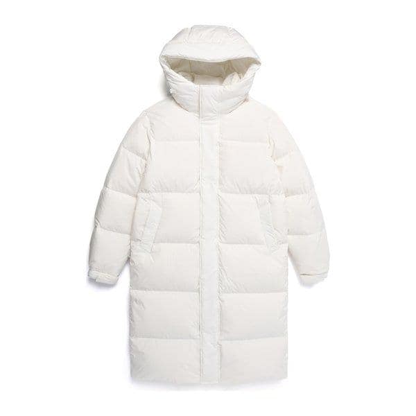 N254UDW861 カプラロング丈ダックダウンジャンパー O/WHITE