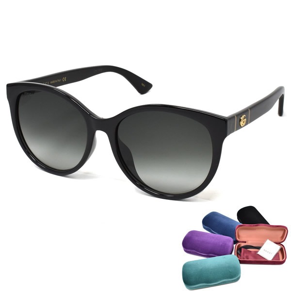 サングラス GG0636SK-001 アジアンフィット メンズ レディース ユニセックス ブラック グレーグラデーション