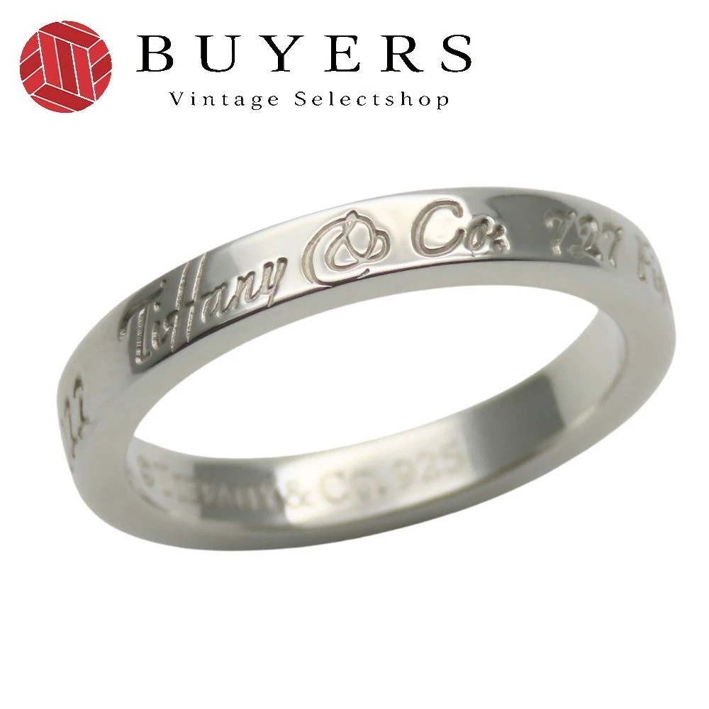 中古 リング・指輪 ノーツナローリング ニューヨーク シルバー925 約2.7g シルバー アクセサリー レディース 女性