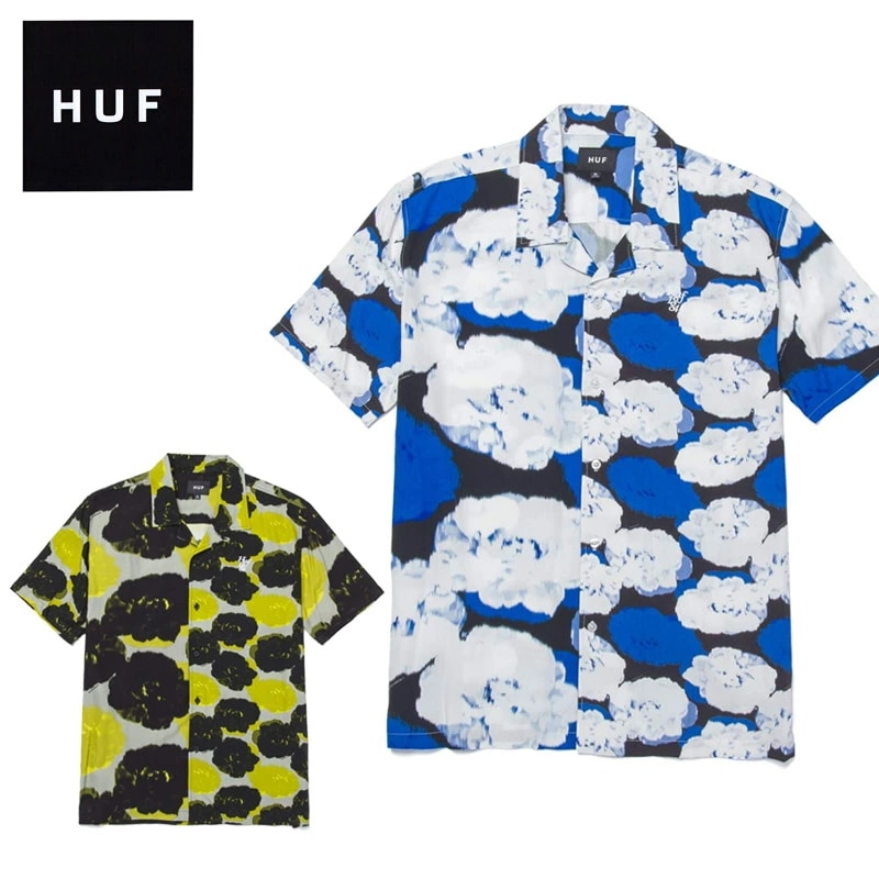 ハフ HAMPTONS S/S RESORT SHIRT 半袖シャツ/花柄/メンズ [AA]
