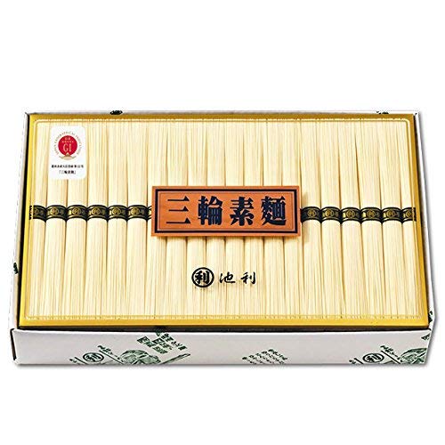 池利 三輪そうめん 40束 2kg 約26人前 新物 紙箱 自宅用 家庭用