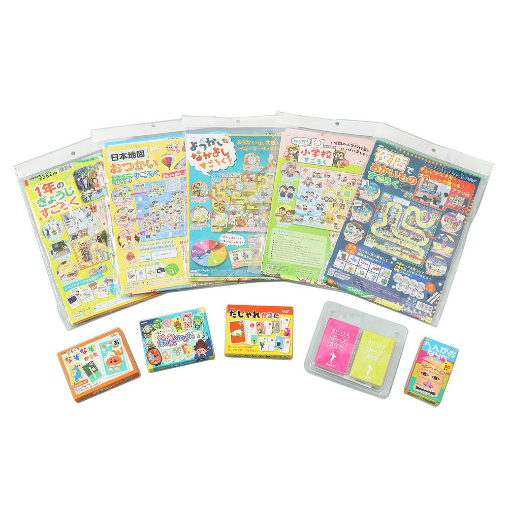 （まとめ買い）人気かるた/すごろく10点セット 21299 [x3セット]