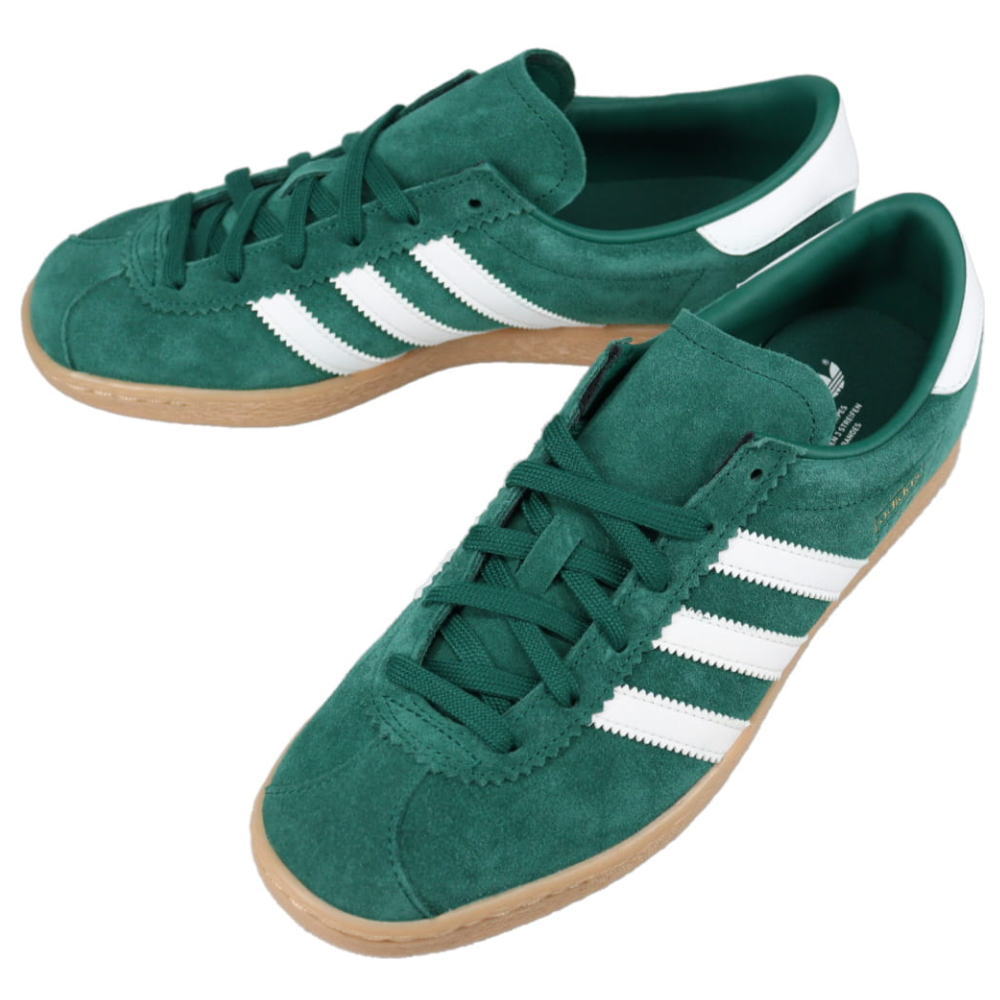 正規品 シュタット カレッジグリーン/フットウェアホワイト/ゴールドメタリック JI1883