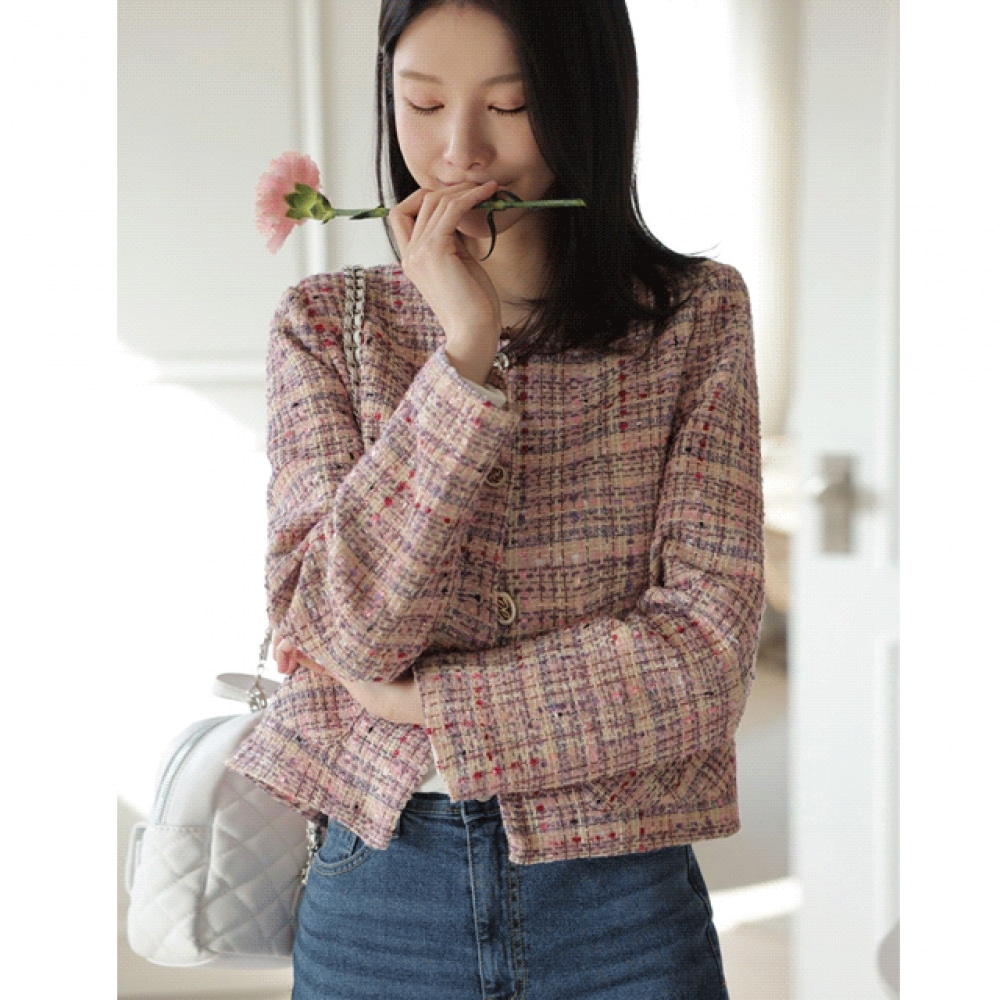 クリックアンドファニー ロゼンヌ ツイードジャケット 8,792円