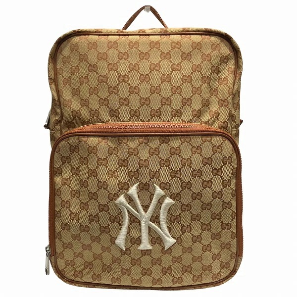 グッチ 536724 NYヤンキース バッグパック バッグ リュック ユニセックス 【中古】