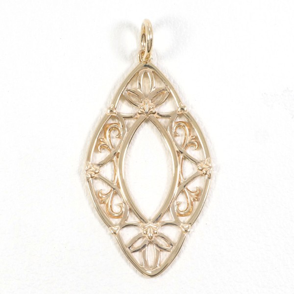 アガット K10YG ペンダントトップ 総重量約1.0g ジュエリー 中古