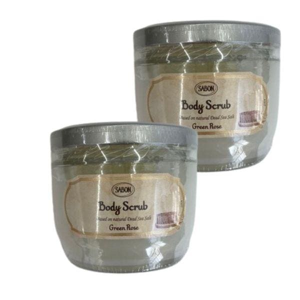 サボン ボディスクラブ グリーンローズ 600g SABON 並行輸入品 2個セット 送料無料 スクラブ バスタイム バスソルト お風呂 ボディケア スキンケア