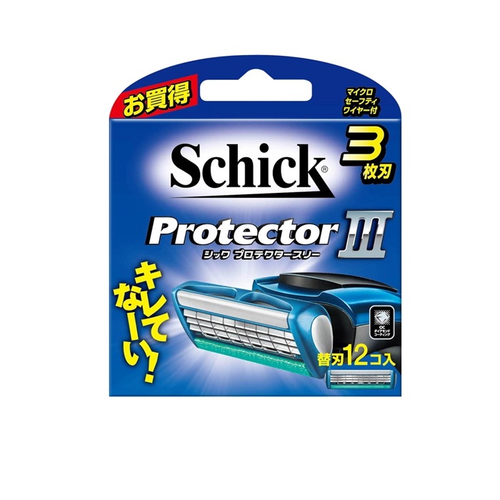 Schick(シック) プロテクタース リー 3枚刃 替刃 (12コ入) 髭剃り カミソリ