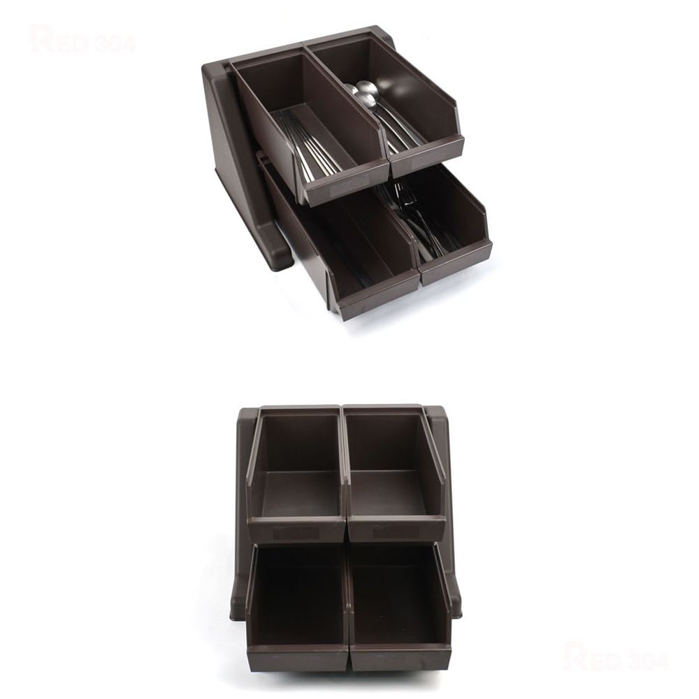 食器分類箱 貯水池 コーヒーミックス ストロートレイ 33cm 4口 8,917円