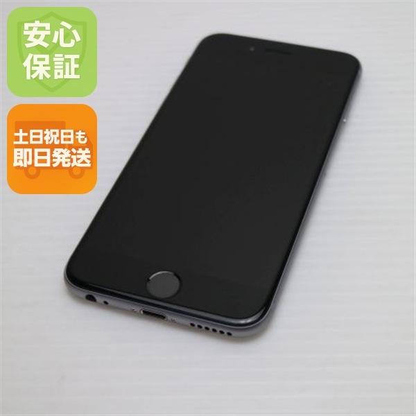 新品同様 SOFTBANK iPhone6 16GB スペースグレイ スマホ 168