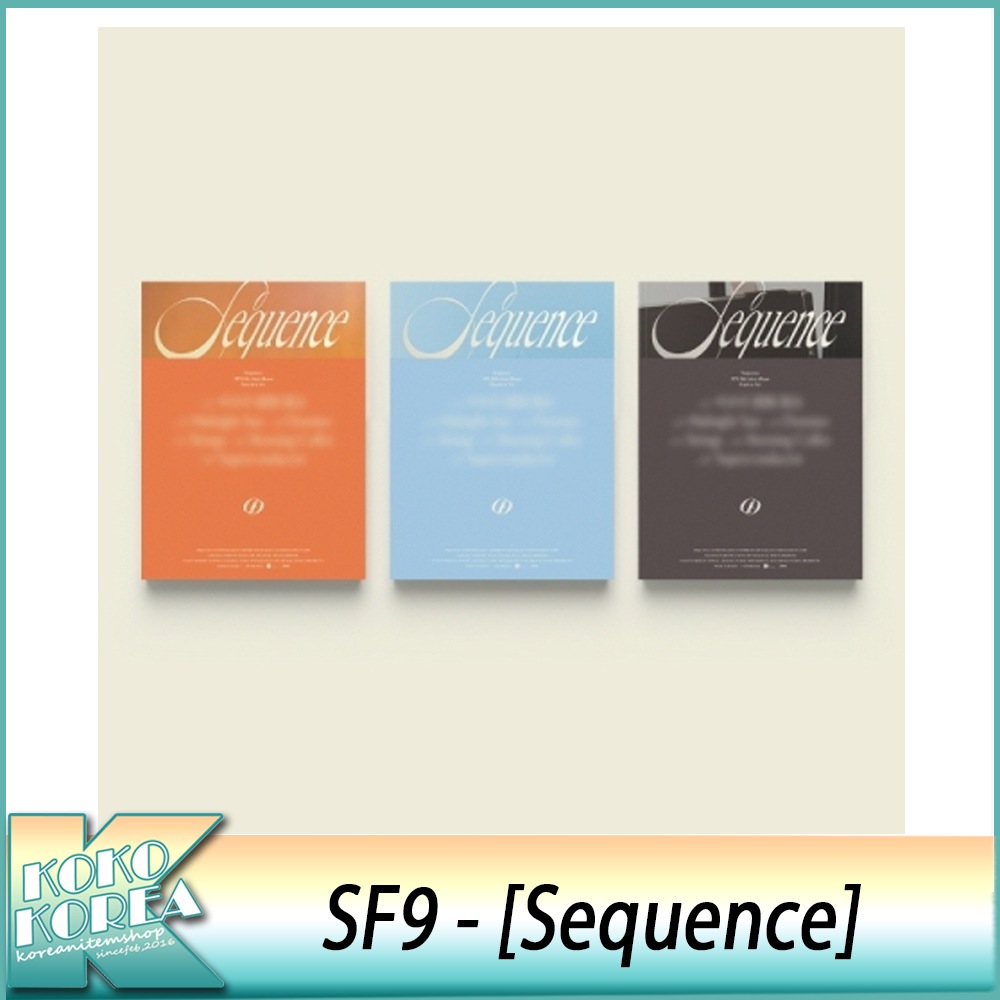３種セットSF9 13THミニアルバム [Sequence]