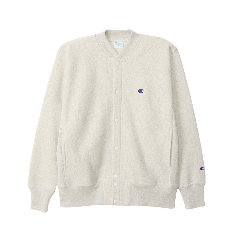 返品交換不可 在庫一掃 Champion チャンピオン スナップスウェットシャツ メンズ C3A020-810 即納