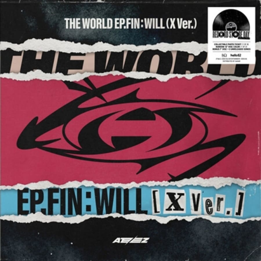 (未開封新品) サンサンファン エティエス (ATEEZ) - THE WORLD EP.FIN : WILL (LIMITED GATEFOLD EXCLUSIVE VINYL)