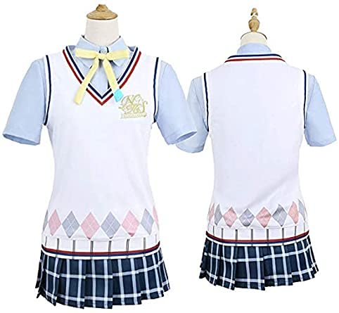 中須 ラブライブ！虹ヶ咲学園制服（夏服） コスプレ コスチュム ハロウィン 夏祭 A1