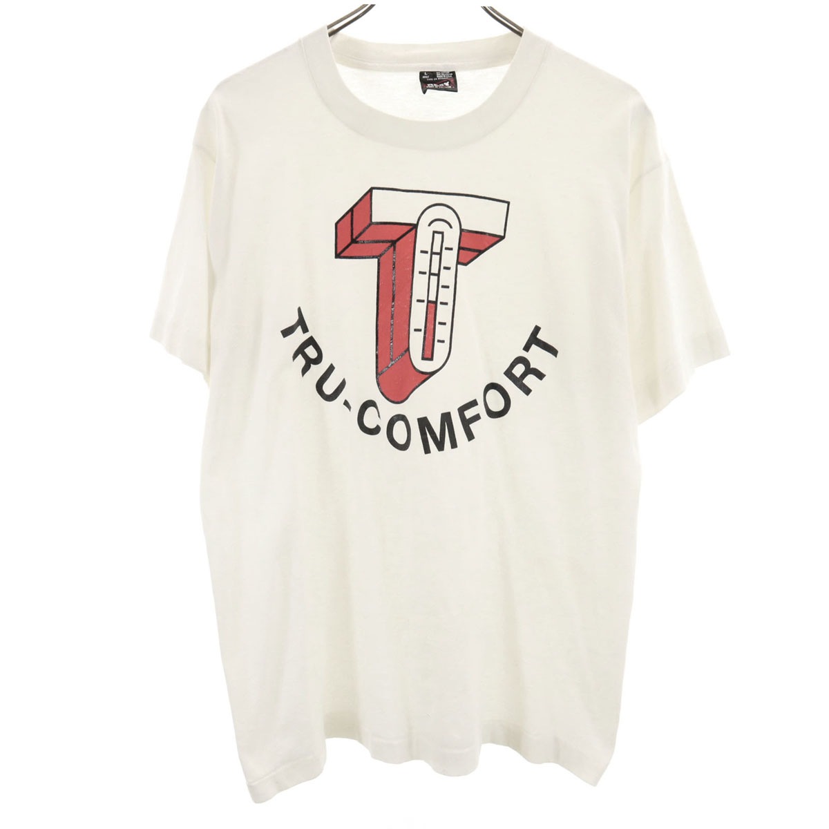 90s USA製 オールド 半袖 Tシャツ L ホワイト シングルステッチ メンズ 古着