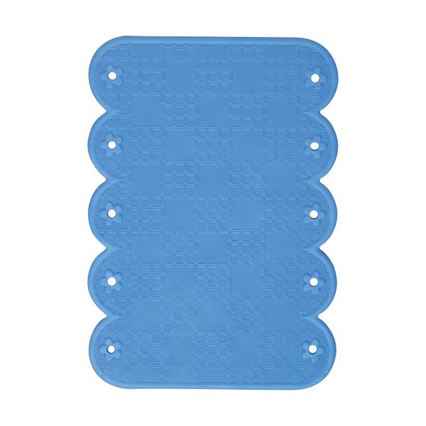 （まとめ）ワイズ スベリを防ぐ手すりマット20×28cm ブルー BW022 1枚(×10セット)