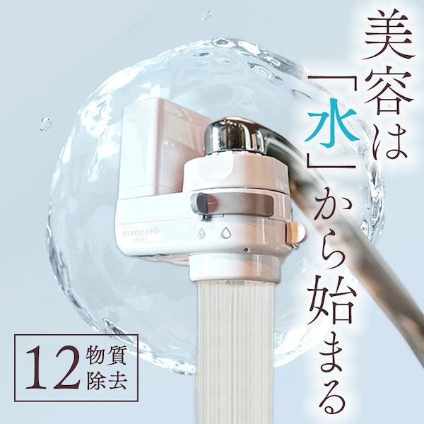 きよまろプラス 蛇口用浄水器 紛らわし 本体と交換カートリッジ3個※本体に