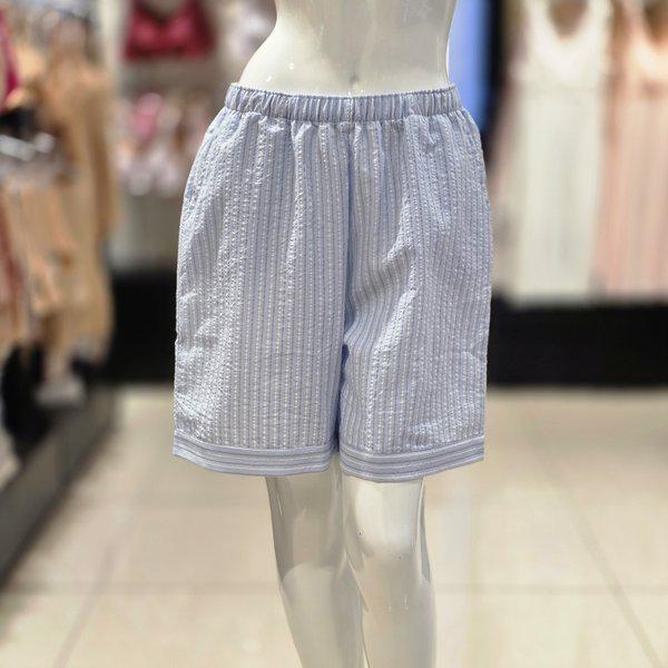 綿麻ストライプショートパンツ(veps127w)