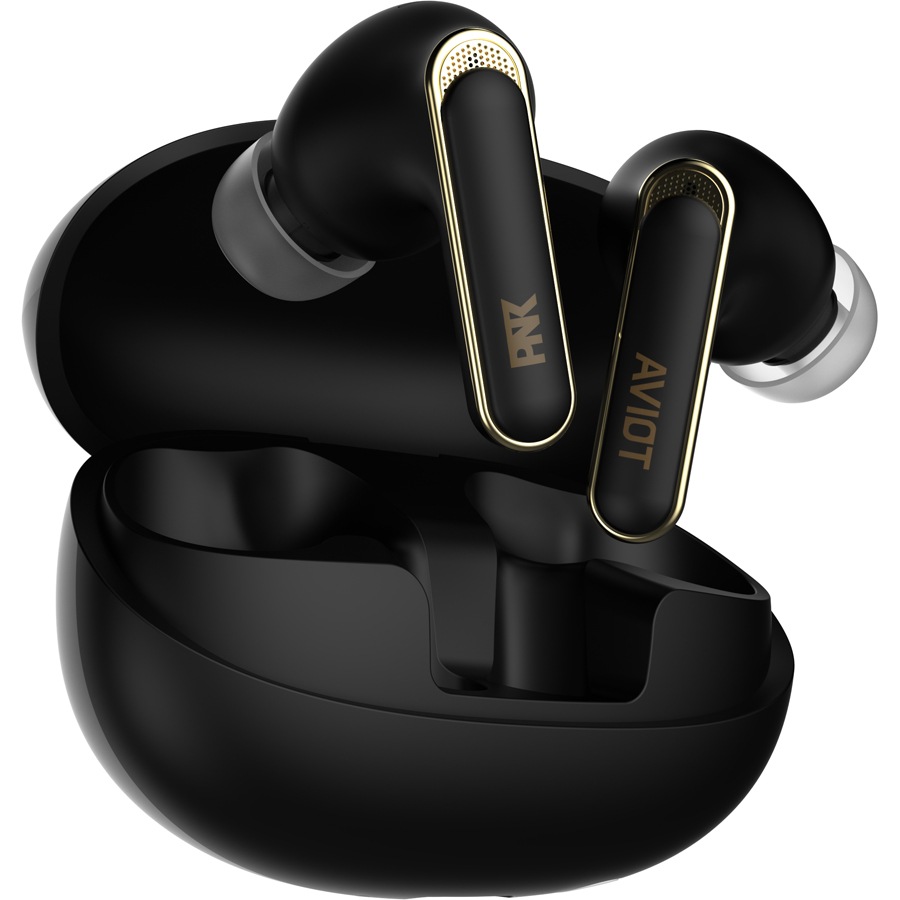 AVIOT TE-U1-PNK ノイズキャンセリング機能搭載　完全ワイヤレスBluetoothイヤホン（ブラック） TEU1PNK