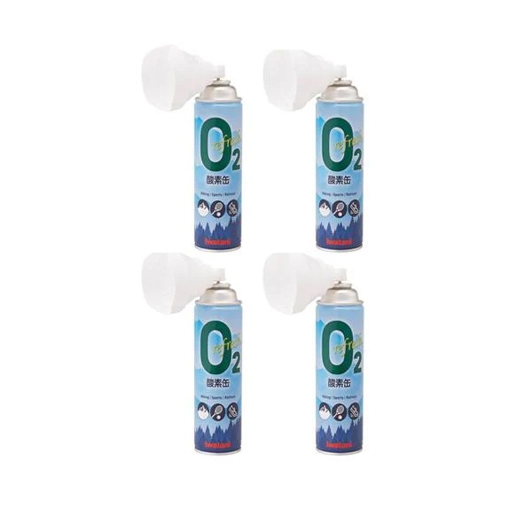 4本セット 岩谷 IRS-1 リフレッシュ酸素缶 酸素 イワタニ Iwatani (旧型番