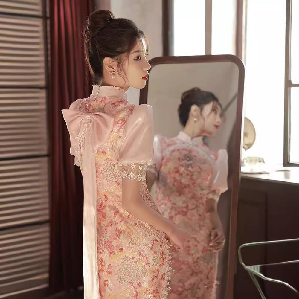 パーティードレス 婚約カクテル花嫁2025新しい女性のドレス