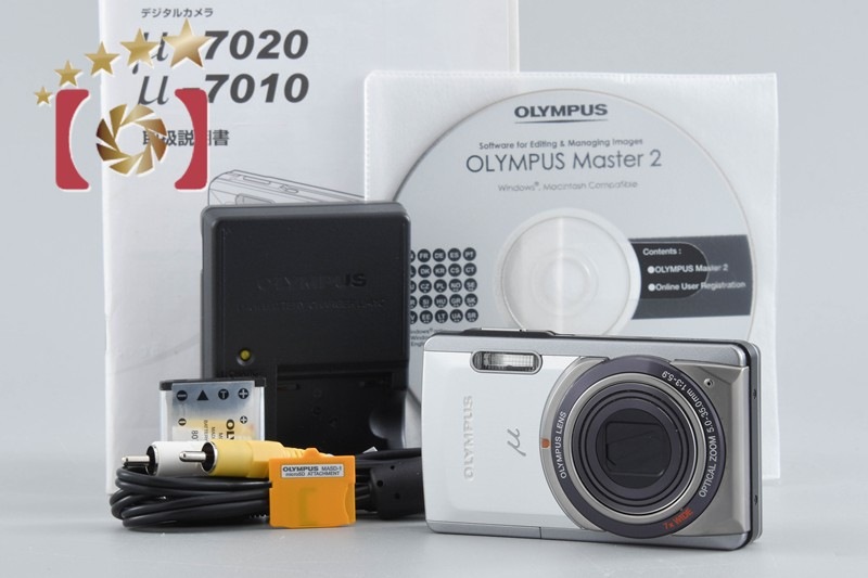 μ-7020 シルバー コンパクトデジタルカメラ