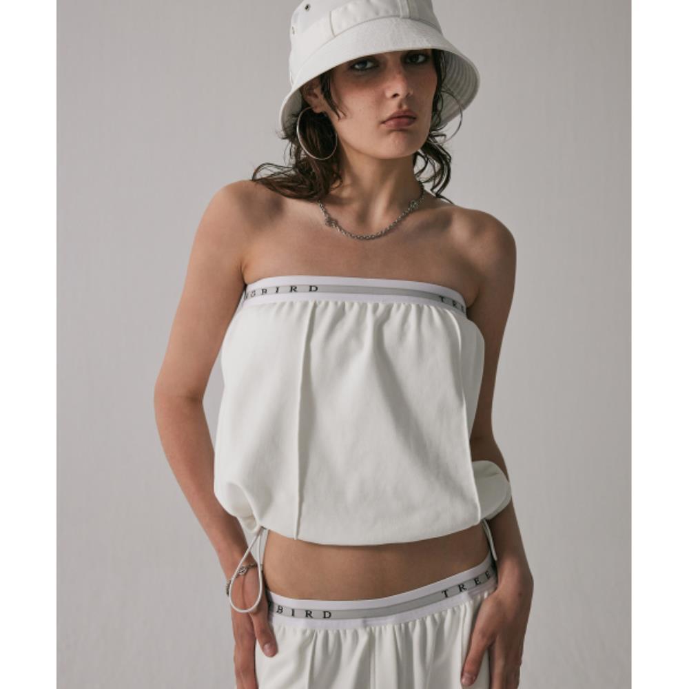 TREEMINGBIRD Banding Sweat SetUp Tank Top White TMB242 8,151円
