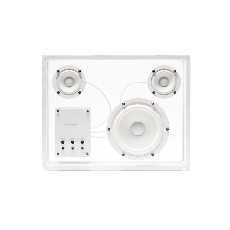 Transparent Speaker Wi-Fi Version WiiM Mini搭載 Wi-Fiスピーカー ［Bluetooth対応 / Wi-Fi対応］ ホワイト　TPS-05-Wifi