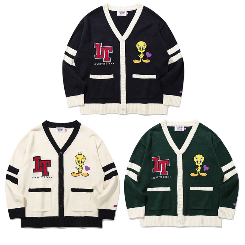 [Billlie ツキ 着用 LOONEY TUNES X TGT COLLEGE CARDIGAN