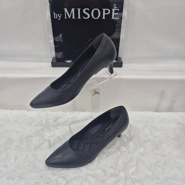 By 女性 ベーシック ミドルヒール パンプス 112HT131FS004 BLACK 1 JJ