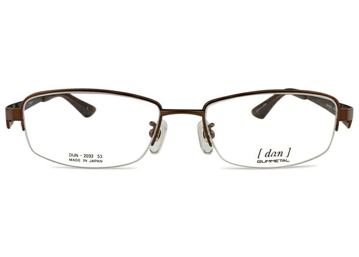 メガネ dun-2032 c.3 dun4 ブラウン めがね 眼鏡 メンズ レディース