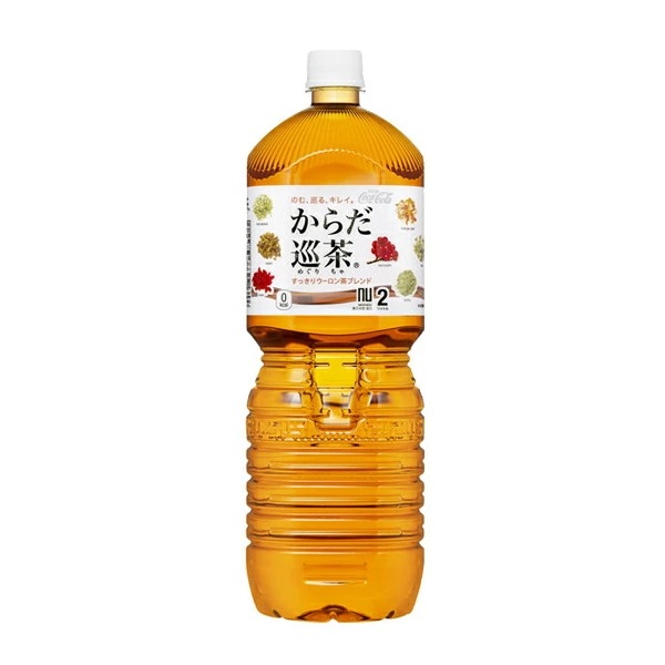からだ巡茶 ペコらくボトル 2L PET ペットボトル 4ケース 6本 合計 24本
