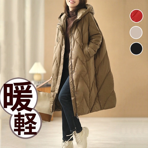 レディースコート ダウンコート コート ロングコート ダウン 軽量 厚手 アウター フード付き レディース ジャケット 着痩せ 大きいサイズ 暖かい 無地 シンプル 秋 冬 大人 婦人 おしゃれ 防寒