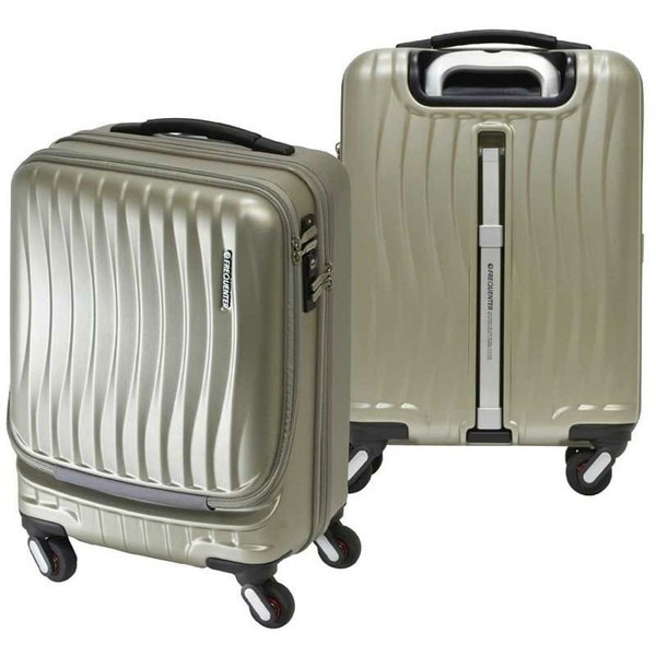エンドー鞄 1-216CG フリクエンタークラムA ストッパー付4輪キャリー46cm シャンパンゴールド [スーツケース] 24,581円