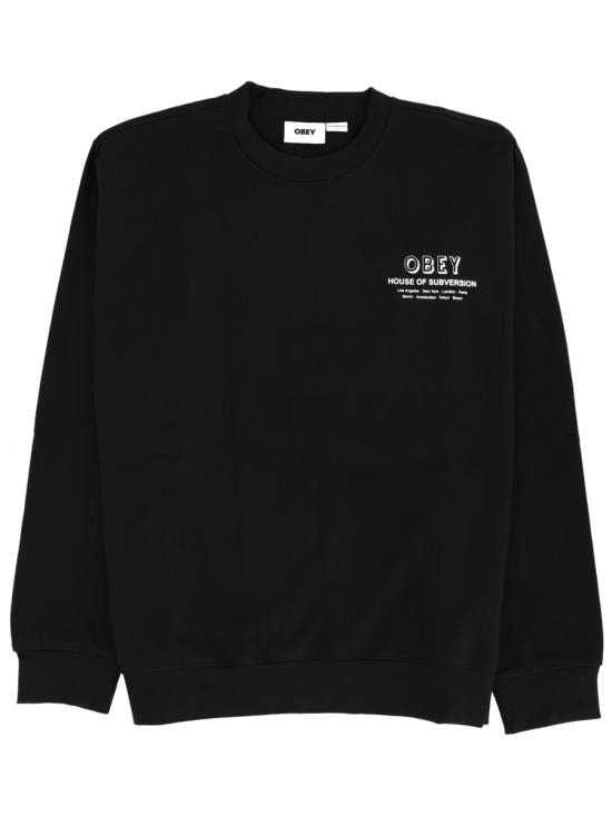 OBEY Men Tunic Tops 112864195 BLACK