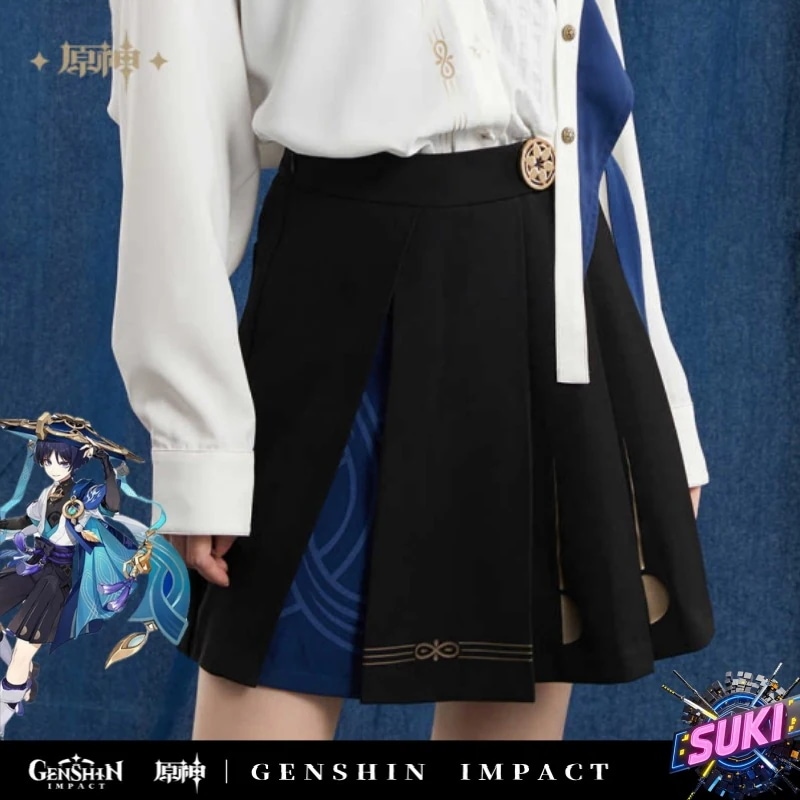 【プロ品質を極める!】原神 グッズ / 放浪者 インプレッションシリーズ / スカート / Genshin Impact Wanderer 流浪者 げんしん コスプレ