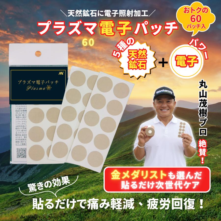 テーピング 腰痛 60パッチ入 筋肉痛 健康 スポーツ 生理痛 湿布 プラズマ電子テープ 腱鞘炎 リカバリーウェア